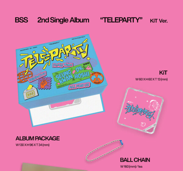 BSS (SEVENTEEN) - BSS 2nd Single ‘TELEPARTY’ (KiT Ver.) kaeguli kpop shop albums and merchanise