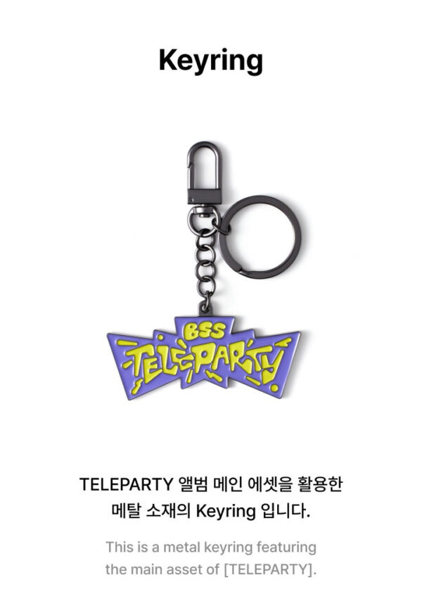 BSS (SEVENTEEN) - 2nd Single Album [TELEPARTY] OFFICIAL MD (KEYRING) kaeguli kpop shop albums and merchandise