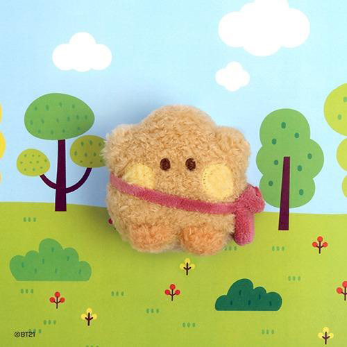 BTS - BT21 PLUSH KEYRING POM POM SHOOKY kaeguli kpop shop albums and merchanise