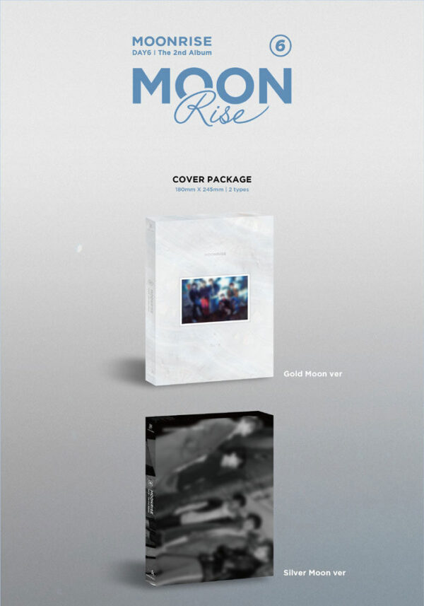 DDAY6 - Album Vol.2 [MOONRISE] (SILVER MOON Ver.) moonrise kaeguli kpop shop albums and merchandise
