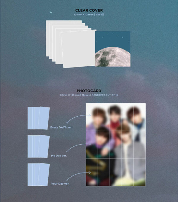 DAY6 - Album Vol.2 [MOONRISE] (SILVER MOON Ver.) moonrise kaeguli kpop shop albums and merchandise
