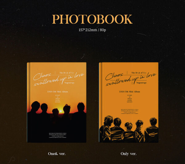 DAY6 - Mini Album Vol.7 [The Book of Us : Negentropy - Chaos swallowed up in love] (ONLY Ver.) kaeguli kpop shop albums and merchandise