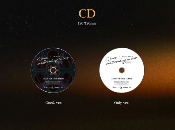 DAY6 - Mini Album Vol.7 [The Book of Us : Negentropy - Chaos swallowed up in love] (ONLY Ver.) kaeguli kpop shop albums and merchandise