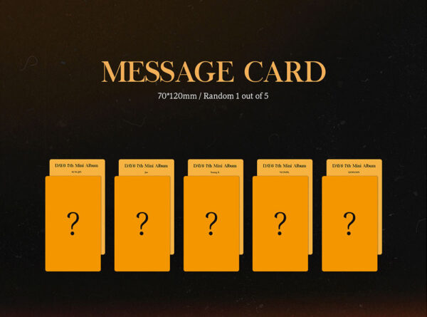 DAY6 - Mini Album Vol.7 [The Book of Us : Negentropy - Chaos swallowed up in love] (ONLY Ver.) kaeguli kpop shop albums and merchandise