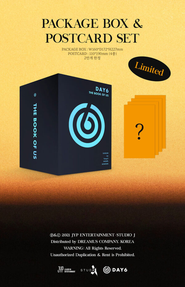 DAY6 - Mini Album Vol.7 [The Book of Us : Negentropy - Chaos swallowed up in love] (ONLY Ver.) kaeguli kpop shop albums and merchandise