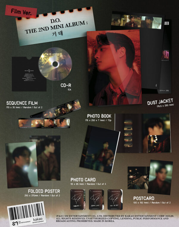 D.O. (EXO) - 2nd MINI ALBUM [EXPECTATION] (FILM Ver.) kaeguli kpop shop albums and merchanise