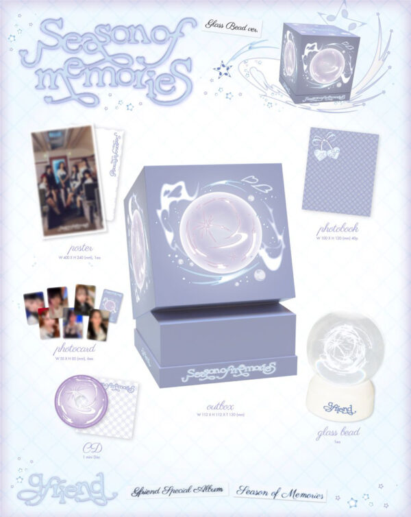 GFRIEND - GFRIEND Special Album 'Season of Memories' (Glass Bead ver.) kaeguli kpop shop albums and merchandise