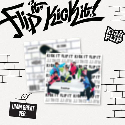 KickFlip - 1st mini album [Flip it, Kick it!] (Digipack ver.) (UMM GREAT Ver.) kaeguli kpop shop albums and merchandise