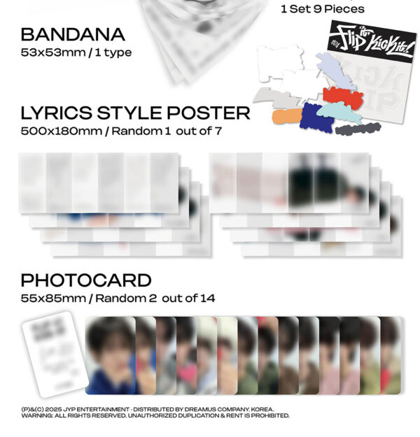 KickFlip - 1st mini album [Flip it, Kick it!] (Lookbook ver.) (Limited ver.) kaeguli kpop shop albums and merchandise