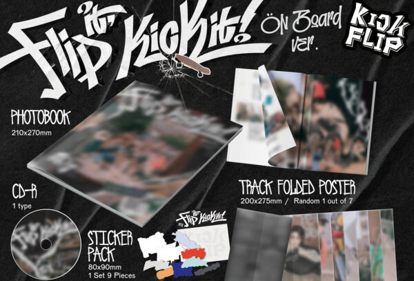 KickFlip - 1st mini album [Flip it, Kick it!] (Standard ver.) onboard stop it kaeguli kpop shop albums and merchandise