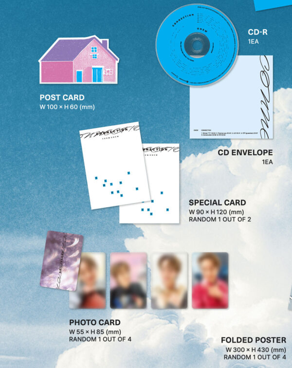 ONEW (SHINee) - 4TH MINI ALBUM [CONNECTION] outside inside kaeguli kpop shop albums and merchandise