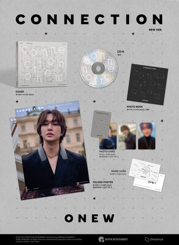 ONEW (SHINee) - 4TH MINI ALBUM [CONNECTION] (Digipack Ver.) (On Ver.) new ver kaeguli kpop shop albums and merchandise