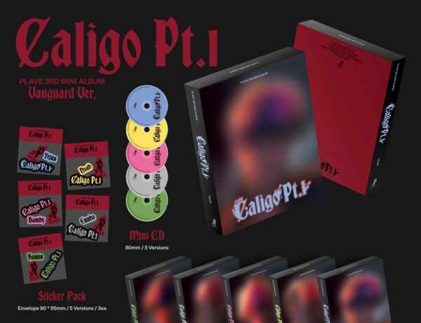 PLAVE - 3rd mini album 'Caligo Pt.1' (Vanguard Ver.) (5 TYPES Random - Yejun, NOah, Bamby, Eunho, Hamin) kaeguli kpop shop albums and merchandise