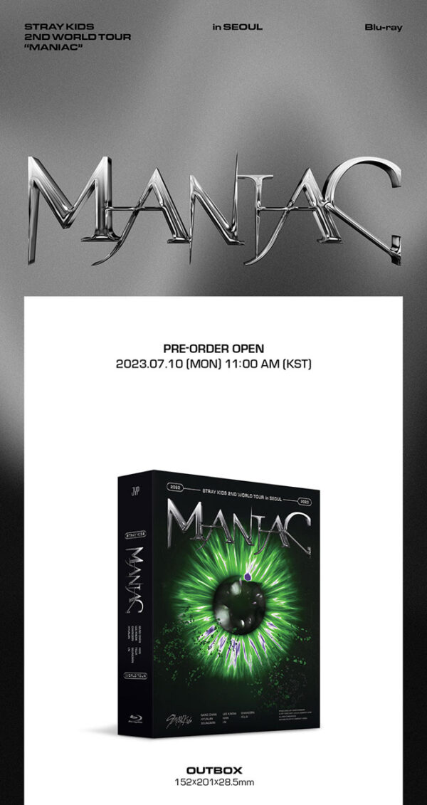 Stray Kids - Stray Kids 2nd World Tour [MANIAC] in SEOUL Blu-ray kaeguli kpop shop albums and merchandise