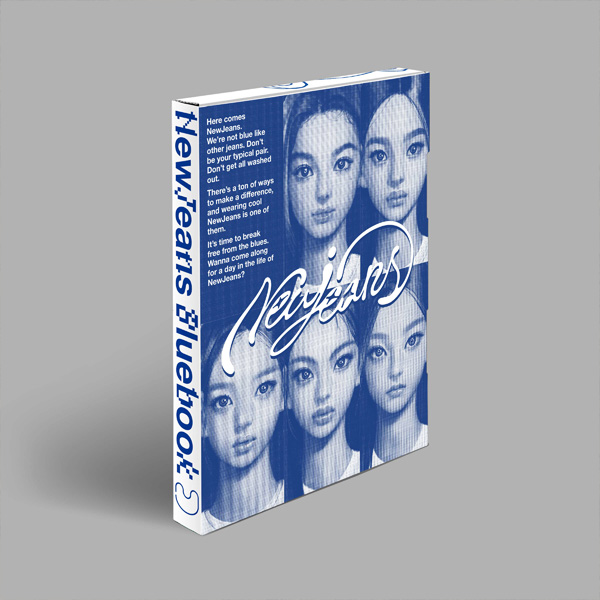 NEWJEANS - 1ST EP 'NEW JEANS' [BLUEBOOK VER.] newjeans minji hanni danielle haerin hyein kaeguli kpop shop albums and merchandise