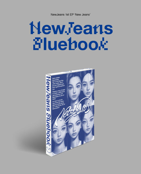 NEWJEANS - 1ST EP 'NEW JEANS' [BLUEBOOK VER.] newjeans minji hanni danielle haerin hyein kaeguli kpop shop albums and merchandise