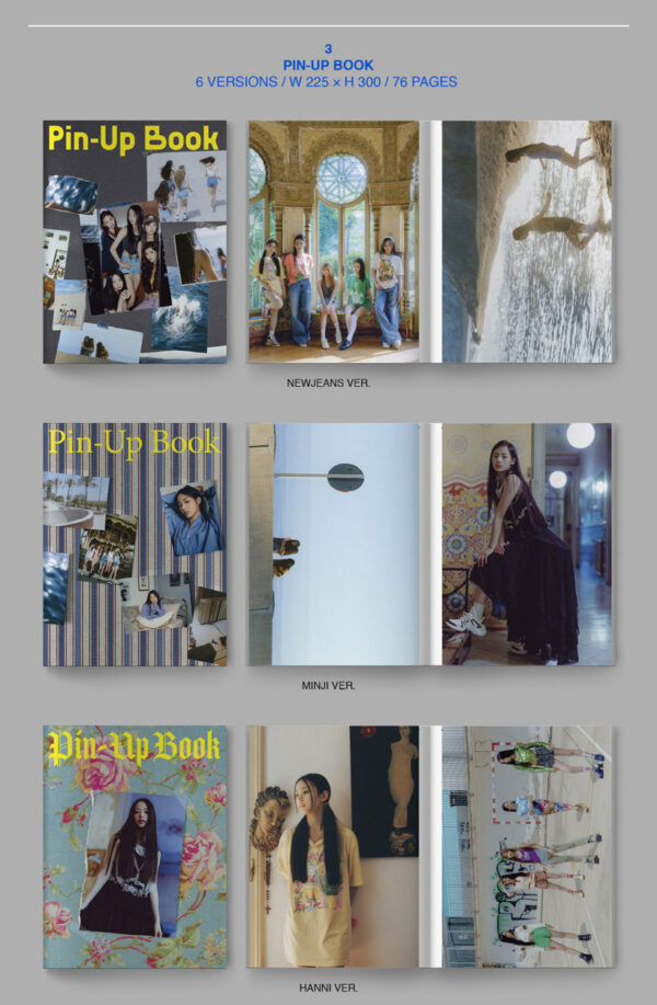 NEWJEANS - 1ST EP 'NEW JEANS' [BLUEBOOK VER.] newjeans minji hanni danielle haerin hyein kaeguli kpop shop albums and merchandise