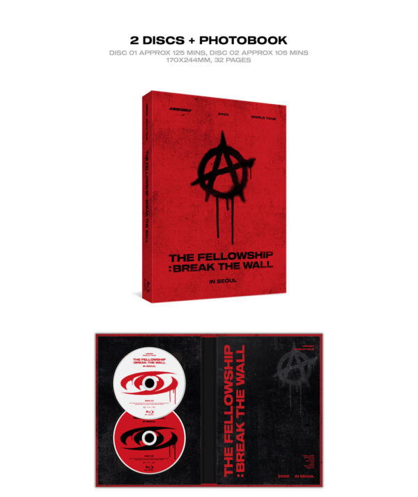 ATEEZ - ATEEZ WORLD TOUR [THE FELLOWSHIP : BREAK THE WALL] IN SEOUL Blu-ray kaeguli kpop shop albums and merchandise