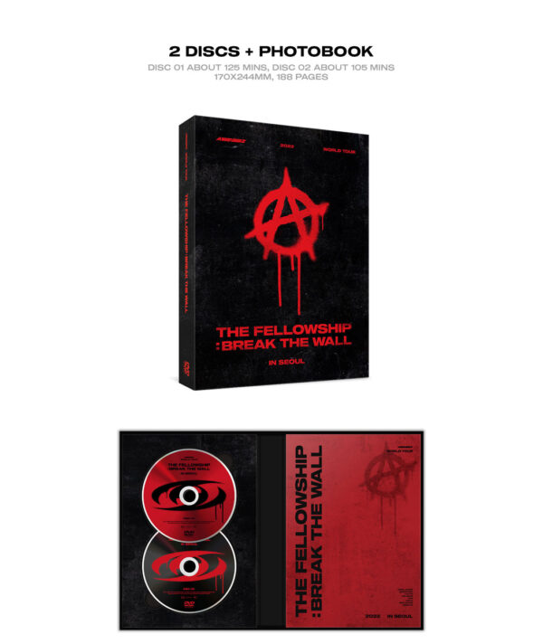 ATEEZ - ATEEZ WORLD TOUR [THE FELLOWSHIP : BREAK THE WALL] IN SEOUL DVD kaeguli kpop shop albums and merchandise