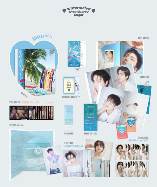 THE BOYZ - 2ND ALBUM Part.1 [PHANTASY_Christmas in August] (HOLIDAY (RED)) kaeguli kpop shop albums and merchandise