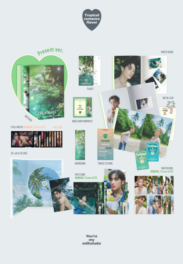 THE BOYZ - 2ND ALBUM Part.1 [PHANTASY_Christmas in August] (HOLIDAY (RED)) kaeguli kpop shop albums and merchandise