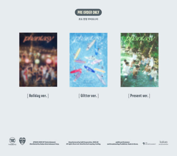 THE BOYZ - 2ND ALBUM Part.1 [PHANTASY_Christmas in August] (HOLIDAY (RED)) kaeguli kpop shop albums and merchandise