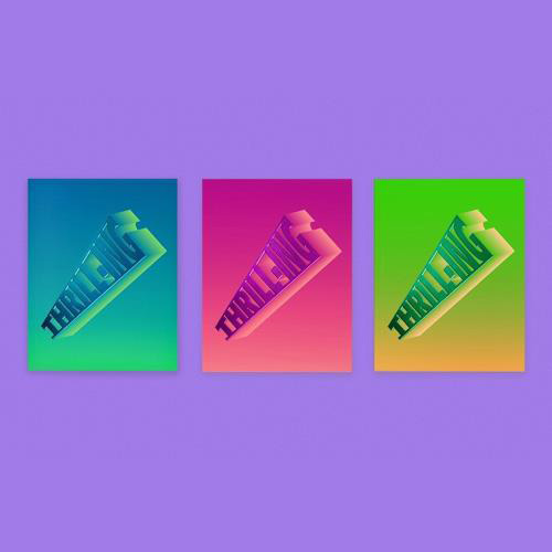 THE BOYZ - 6th Mini [THRILL-ING] (KICK VER. (BLUE/GREEN)) kaeguli kpop shop albums and merchandise