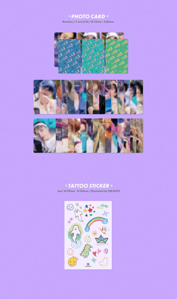 THE BOYZ - 6th Mini [THRILL-ING] (KICK VER. (BLUE/GREEN)) kaeguli kpop shop albums and merchandise