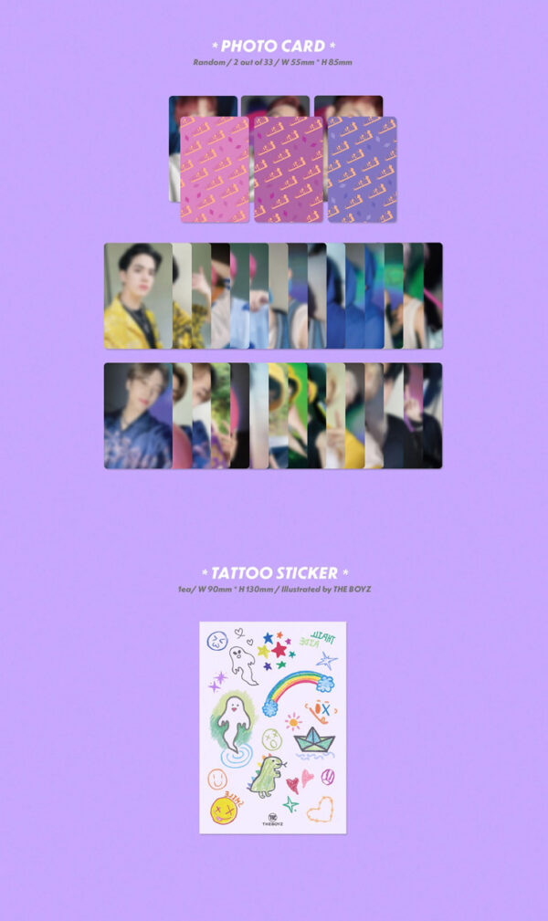 THE BOYZ - 6th Mini [THRILL-ING] (KICK VER. (BLUE/GREEN)) kaeguli kpop shop albums and merchandise