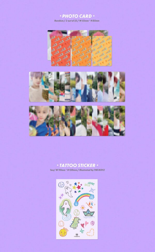 THE BOYZ - 6th Mini [THRILL-ING] (KICK VER. (BLUE/GREEN)) kaeguli kpop shop albums and merchandise