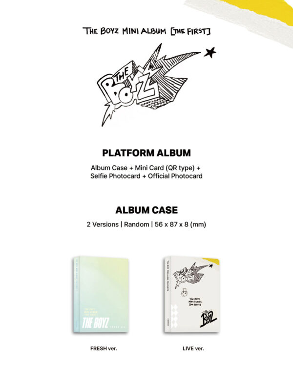 THE BOYZ - 1st Mini Album [THE FIRST] Platform Ver. (FRESH) kaeguli kpop shop albums and merchandise