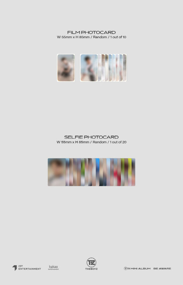 THE BOYZ - Mini Album Vol.7 [BE AWARE] (DOCUMENT (SILVER)) kaeguli kpop shop albums and merchandise