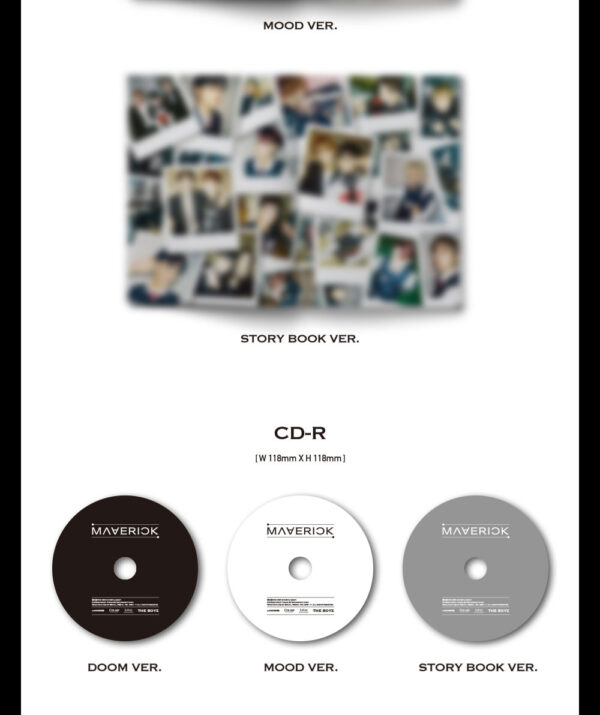 THE BOYZ - 3rd Single Album [MAVERICK] (STORY BOOK (GREY)) kaeguli kpop shop albums and merchandise