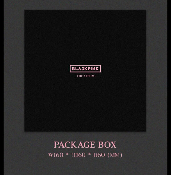 BLACKPINK - 1ST ALBUM [THE ALBUM] (BLACK) pink black with pink holoside pink holgraphic kaeguli kpop shop albums and merchandise
