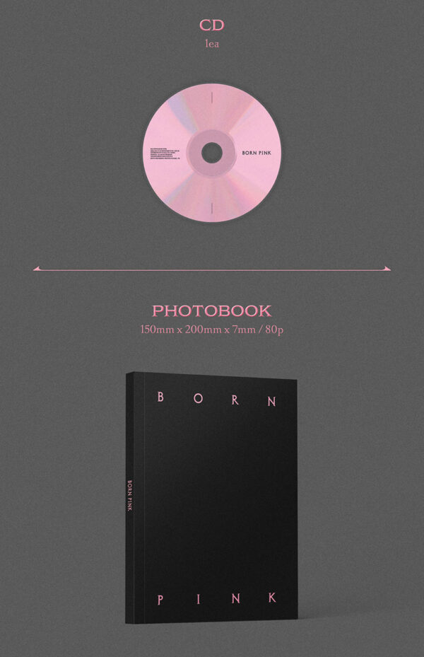 BLACKPINK - 2ND ALBUM [BORN PINK] (BOX SET Ver.) (GREY Ver) pink ver. Black ver. kaeguli kpop shop albums and merchandise