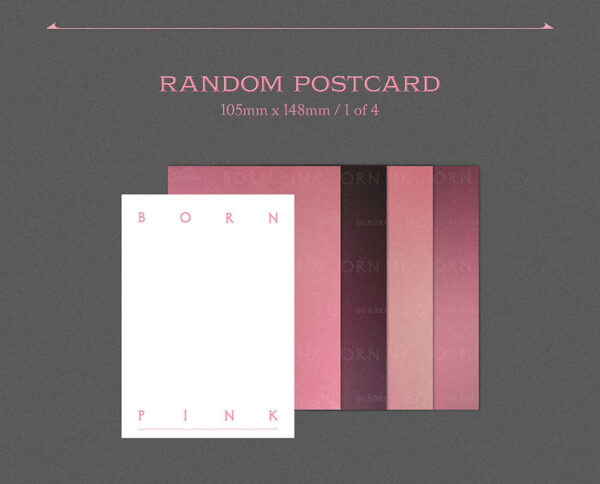 BLACKPINK - 2ND ALBUM [BORN PINK] (BOX SET Ver.) (GREY Ver) pink ver. Black ver. kaeguli kpop shop albums and merchandise