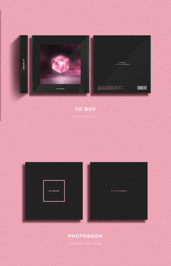 BLACKPINK - Mini Album Vol.1 [SQUARE UP] (BLACK Ver.) pink ver. kaeguli kpop shop albums and merchandise