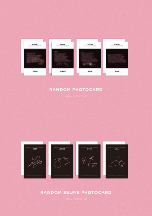 BLACKPINK - Mini Album Vol.1 [SQUARE UP] (BLACK Ver.) pink ver. kaeguli kpop shop albums and merchandise