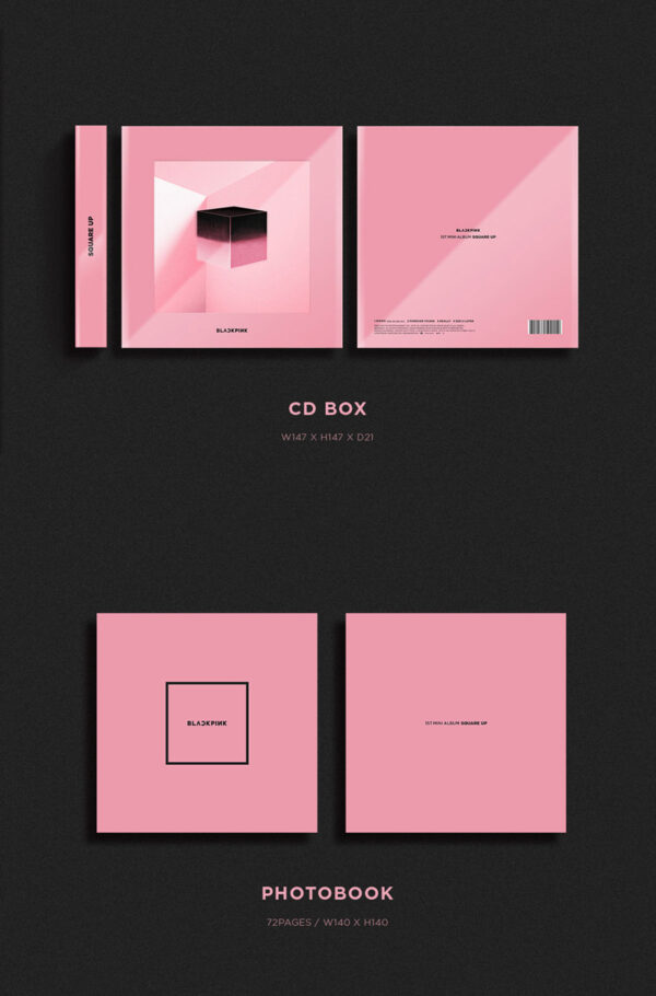 BLACKPINK - Mini Album Vol.1 [SQUARE UP] (BLACK Ver.) pink ver. kaeguli kpop shop albums and merchandise