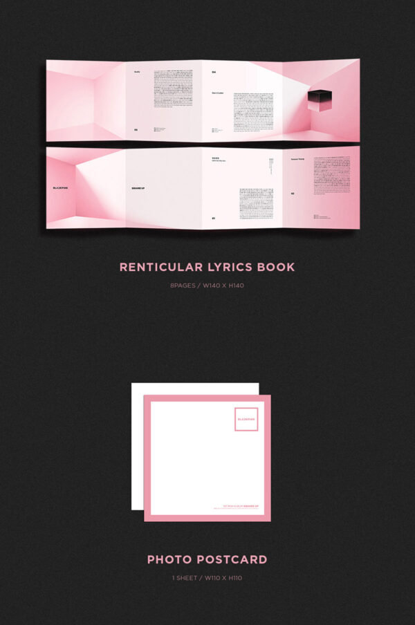 BLACKPINK - Mini Album Vol.1 [SQUARE UP] (BLACK Ver.) pink ver. kaeguli kpop shop albums and merchandise