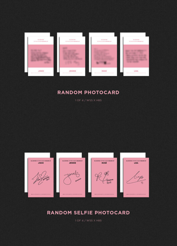 BLACKPINK - Mini Album Vol.1 [SQUARE UP] (BLACK Ver.) pink ver. kaeguli kpop shop albums and merchandise
