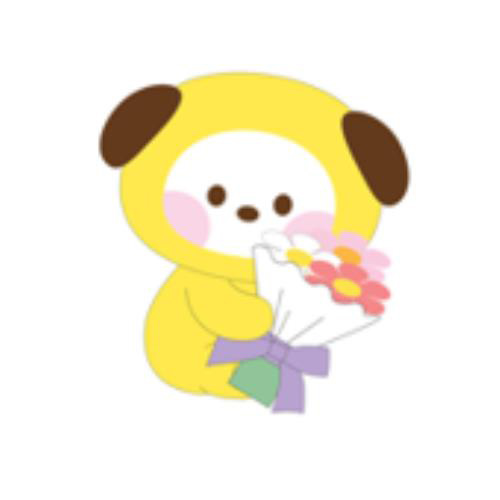 BTS - BT21 PLUSH KEYRING BOUQUET CHIMMY kaeguli kpop shop albums and merchandise