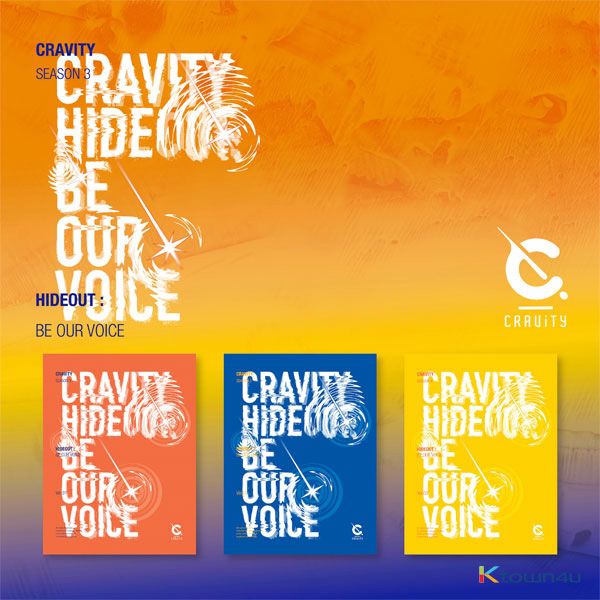 CRAVITY - Album SEASON3. [HIDEOUT: BE OUR VOICE] (2) (1) (3) kaeguli kpop shop albums and merchandise