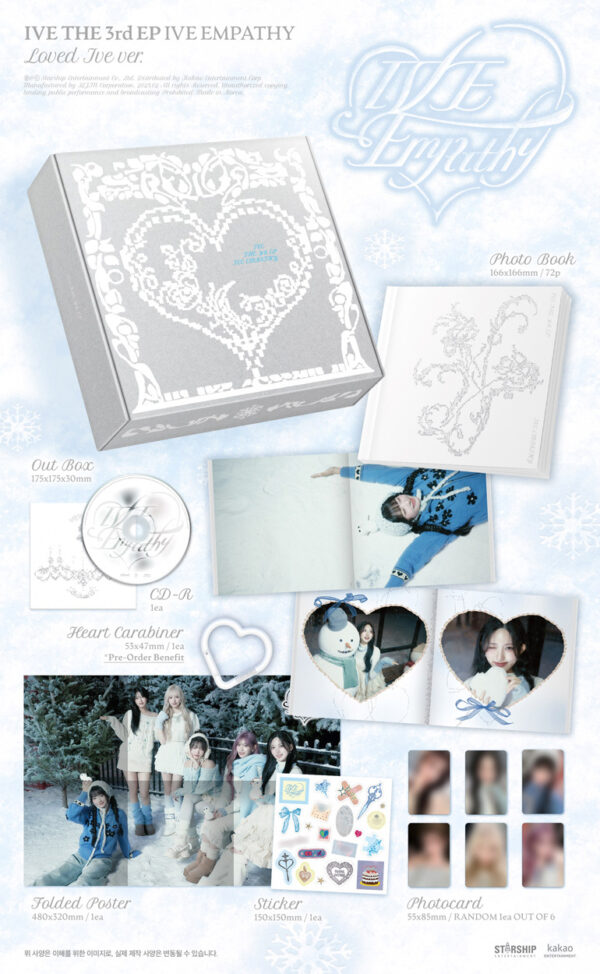 IVE - IVE THE 3rd EP [IVE EMPATHY] (LOVE IVE ver.) (Limited Ver.) kaeguli kpop shop albums and merchandise