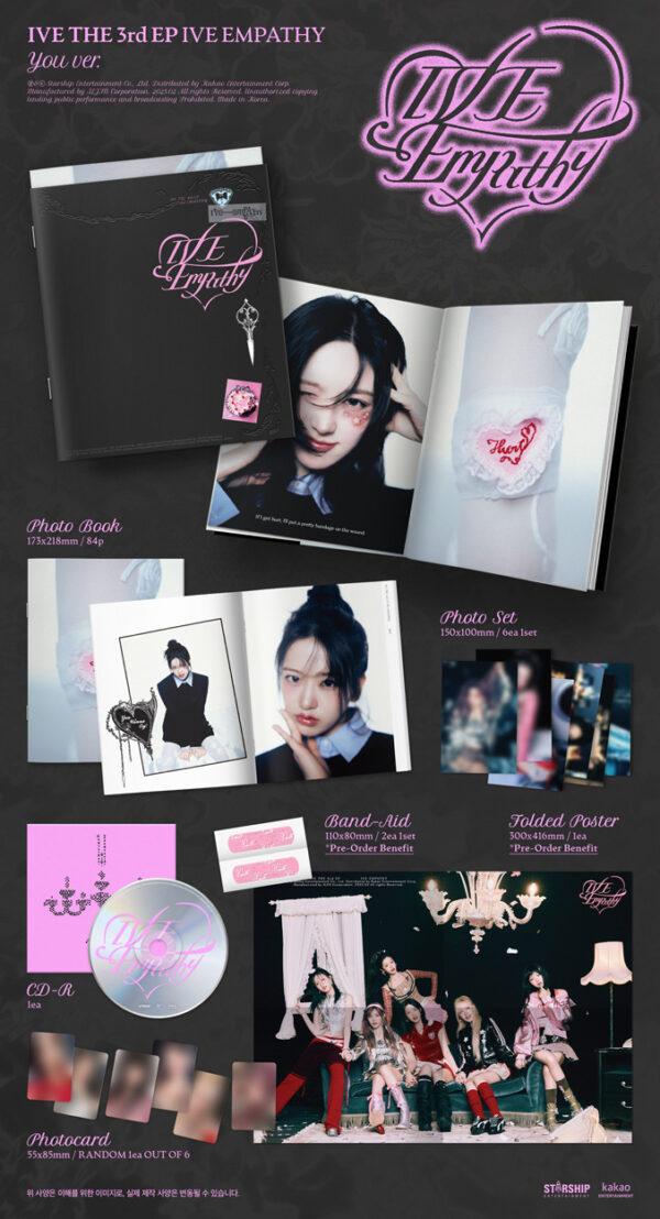 IVE - IVE THE 3rd EP [IVE EMPATHY] (AND US) (me) (you) kaeguli kpop shop albums and merchandise