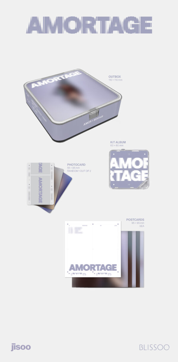 JISOO (BLACKPINK) - mini album [AMORTAGE] APP Ver. kaeguli kpop shop albums and merchandise