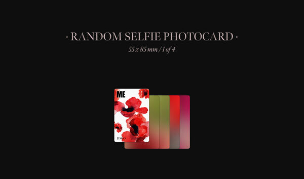 JISOO - JISOO FIRST SINGLE ALBUM [ME] (BLACK) (red) kaeguli kpop shop albums and merchandise