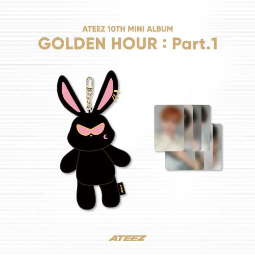 ATEEZ - OFFICIAL MD [GOLDEN HOUR : Part.1] Mito DOLL KEYRING kaeguli kpop shop albums and merchandise