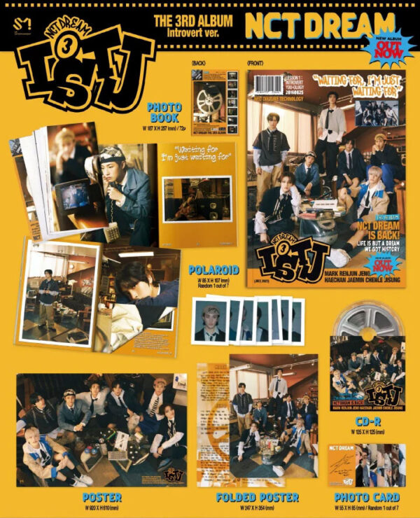 NCT DREAM - The 3rd Album [ISTJ] (Photobook Ver.) (INTROVERT) kaeguli kpop shop albums and merchandise