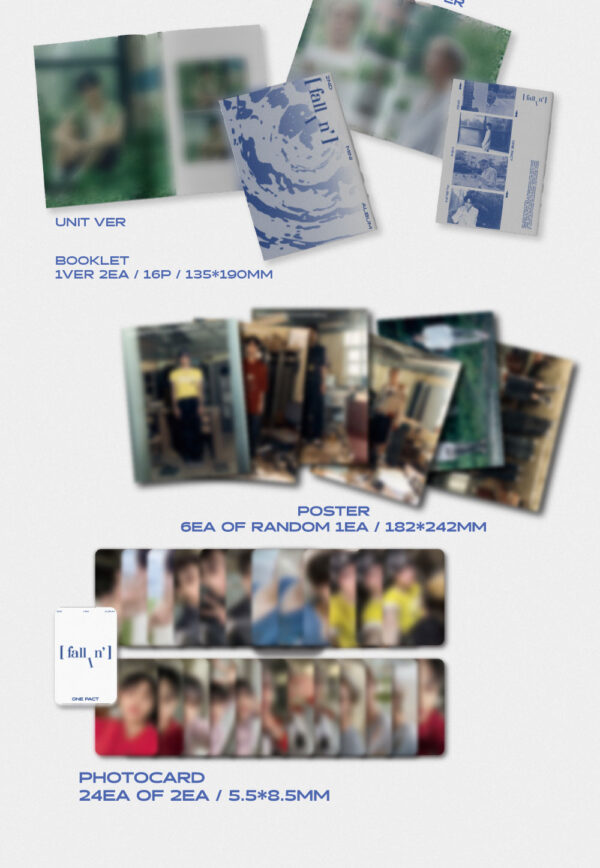 ONE PACT - 2nd Mini Album [fallin] (DAY) (WHITE) kaeguli kpop shop albums and merchandise